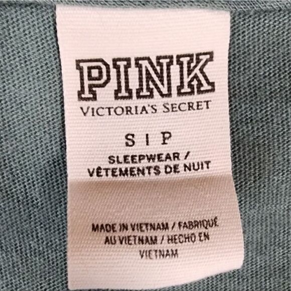 PINK Victoria's Secret Green Short Sleeve Tee - Picture 4 of 4